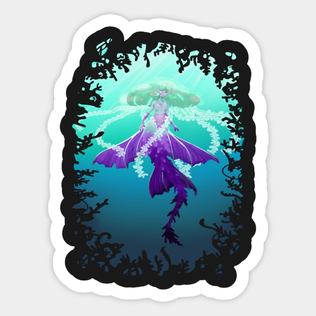 Ula of the Sea Sticker by KaylinLaRose